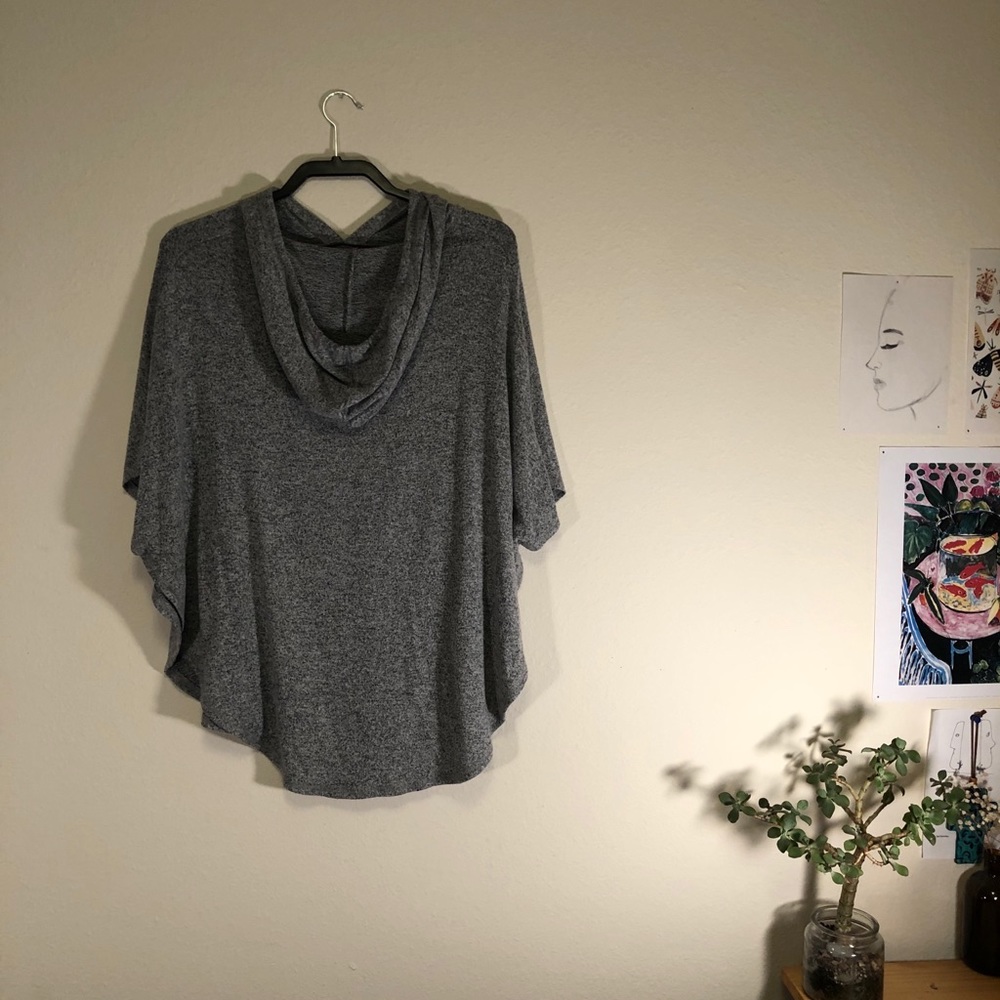 Grey Poncho - Picture 2 of 4